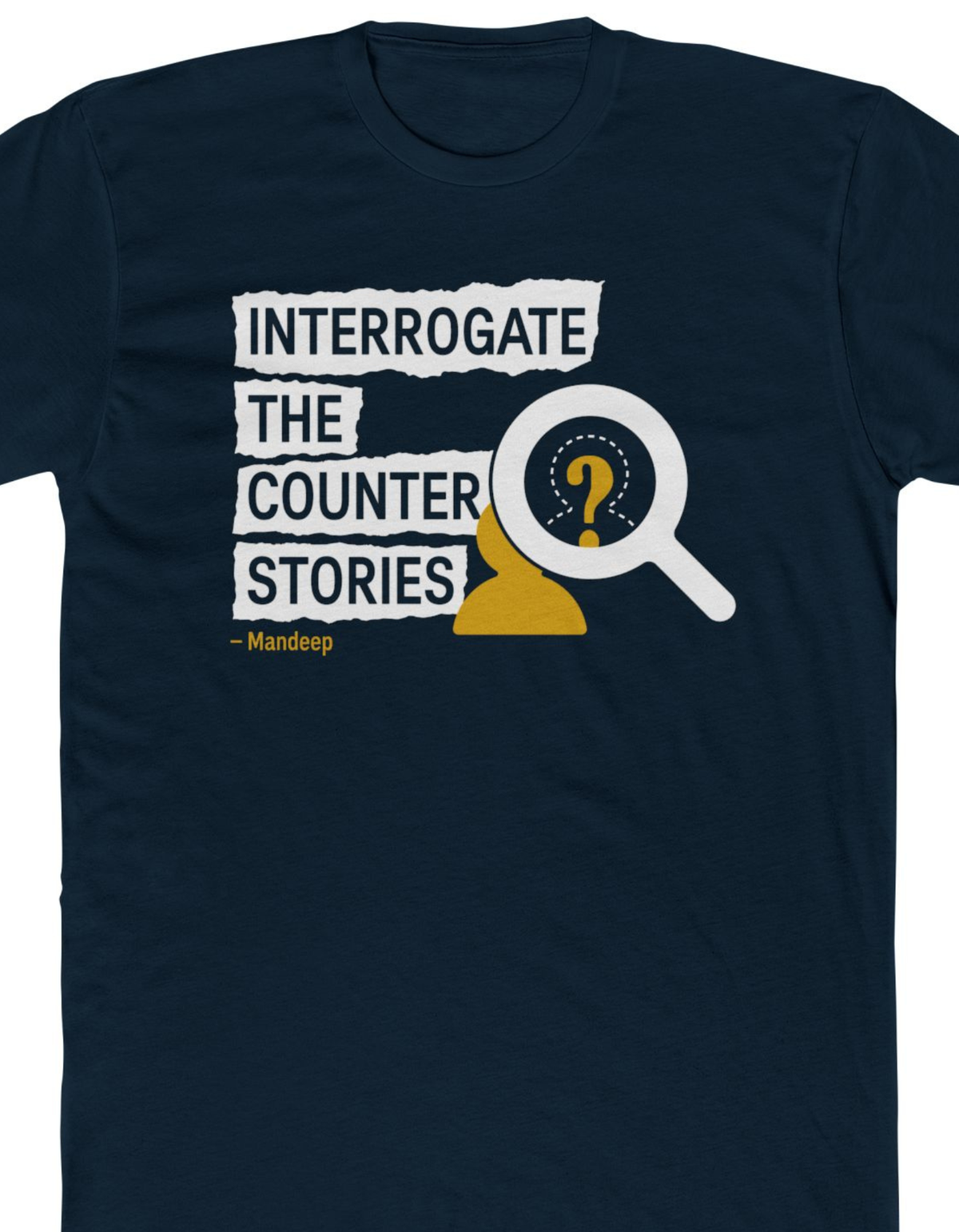 Speaker Shirts: Interrogate The Counter Stories