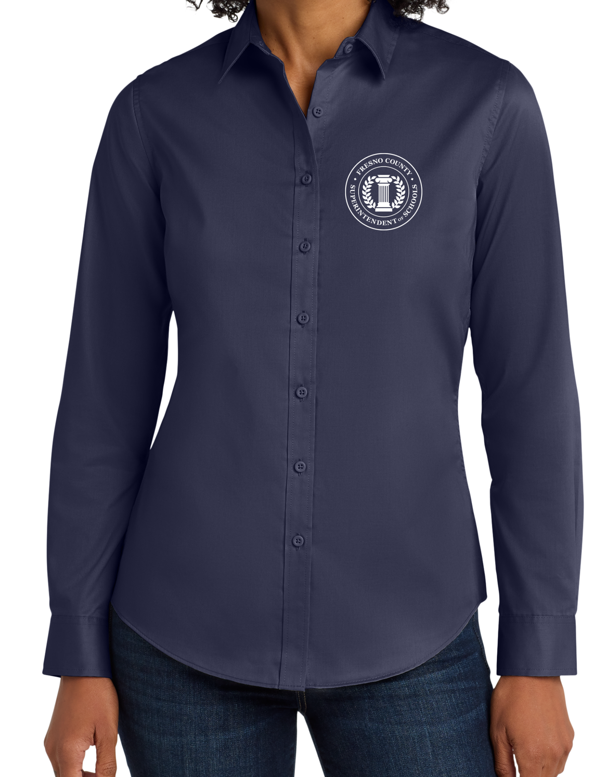 Port Authority® Women's Long Sleeve Performance Staff Shirt