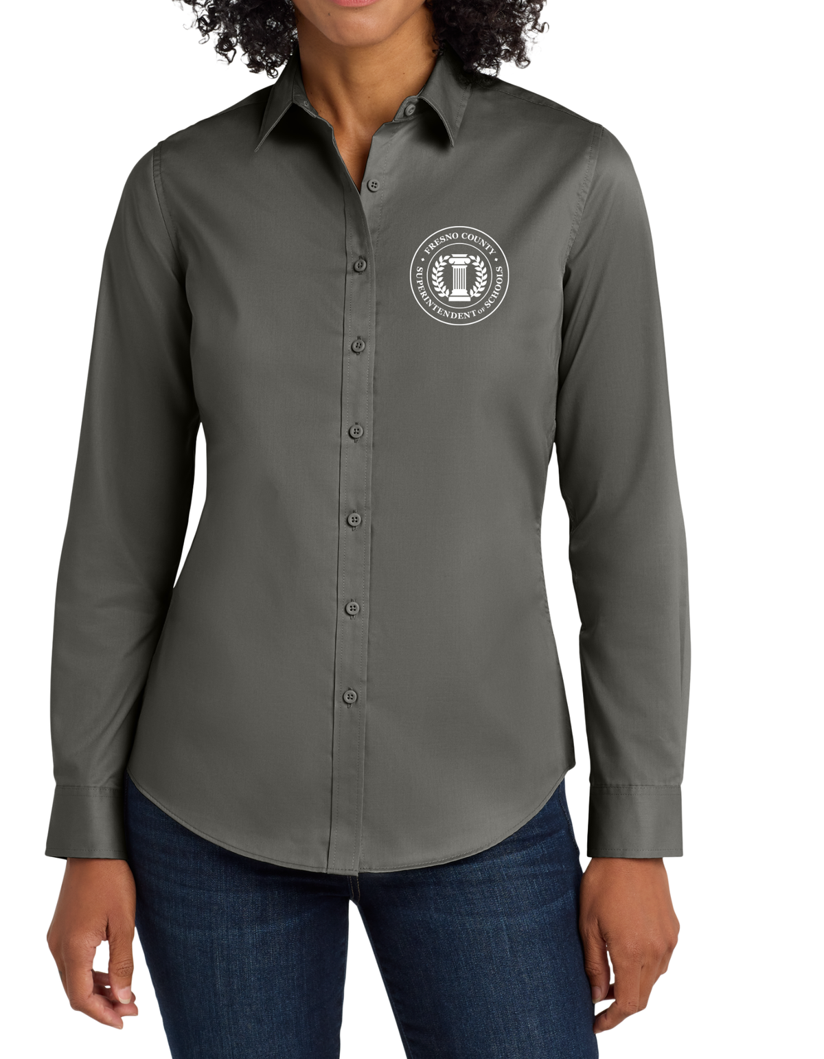 Port Authority® Women's Long Sleeve Performance Staff Shirt